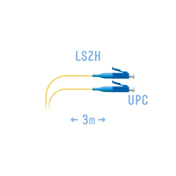 Шнур монтажный оптический LC/UPC SM 3m